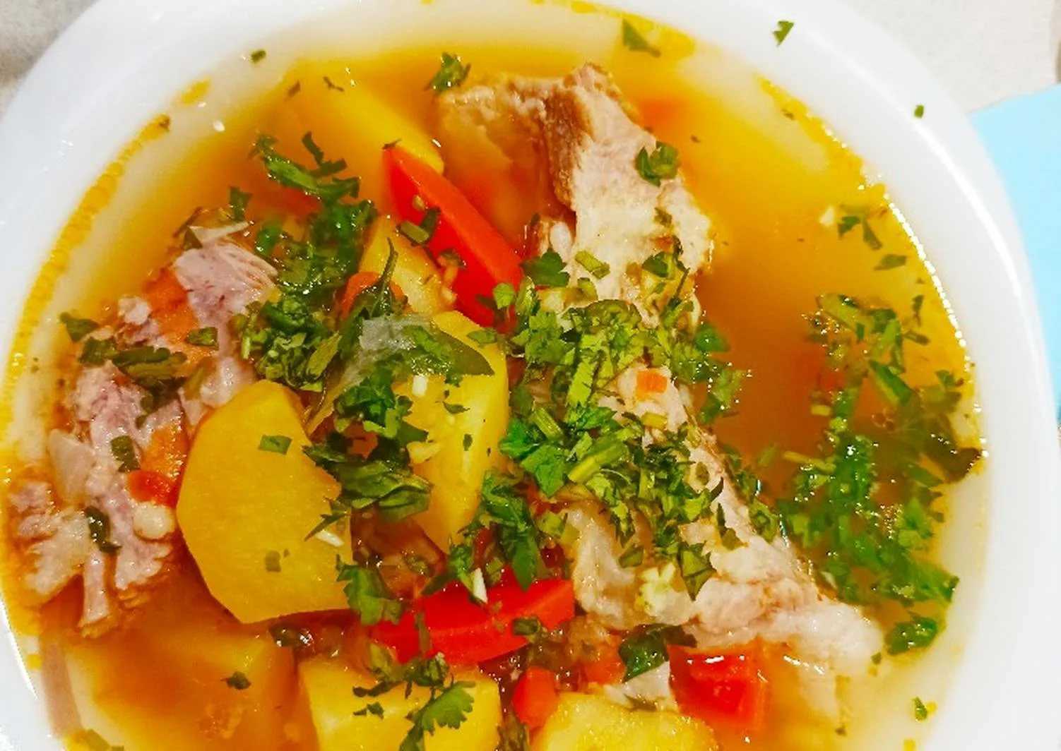 Шурпа из свинины в домашних условиях
