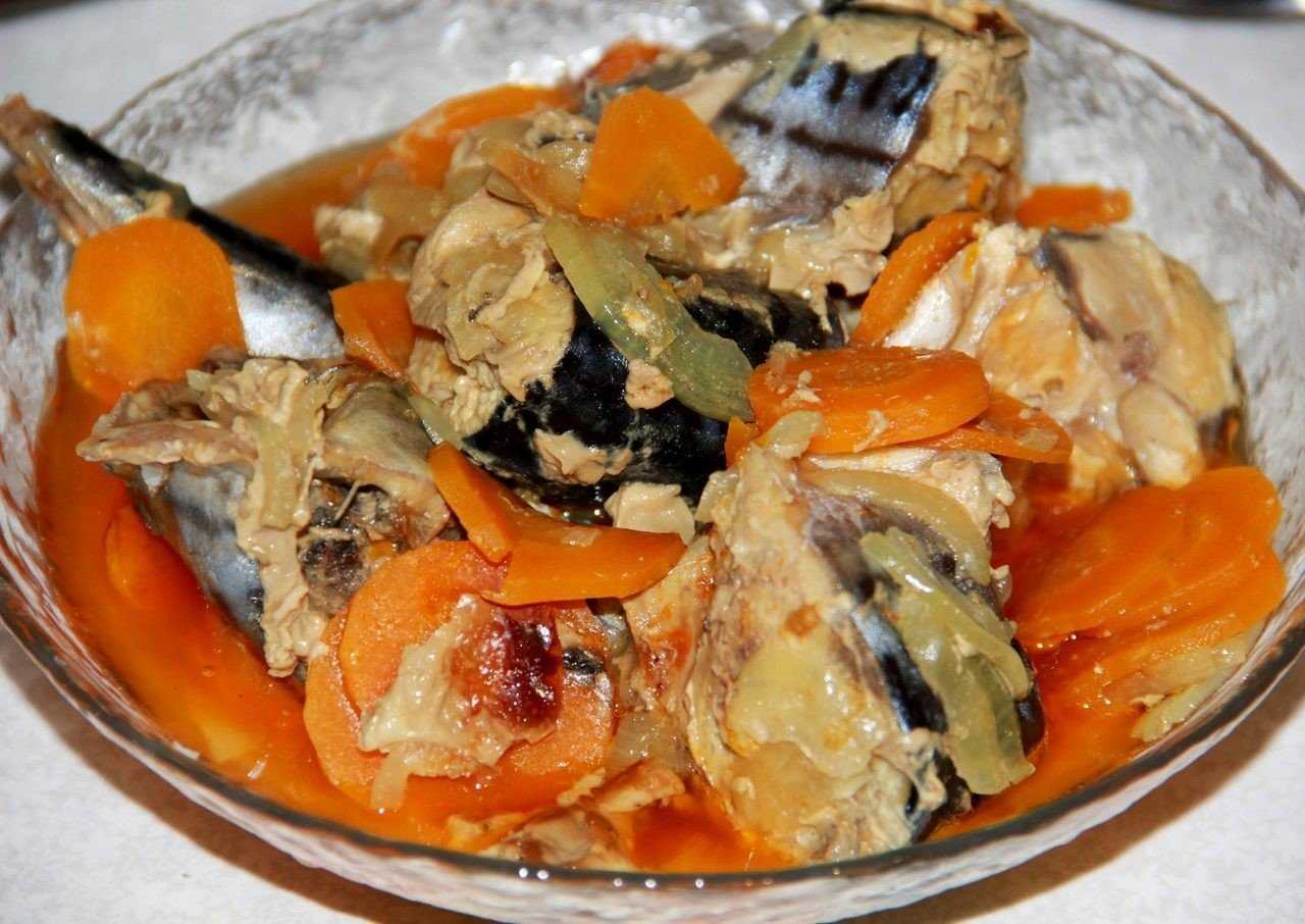 Скумбрия тушеная