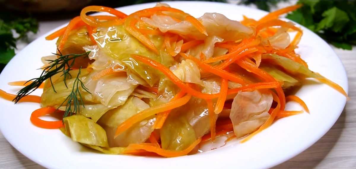 Маринованная капуста быстрого приготовления: быстро и очень вкусно