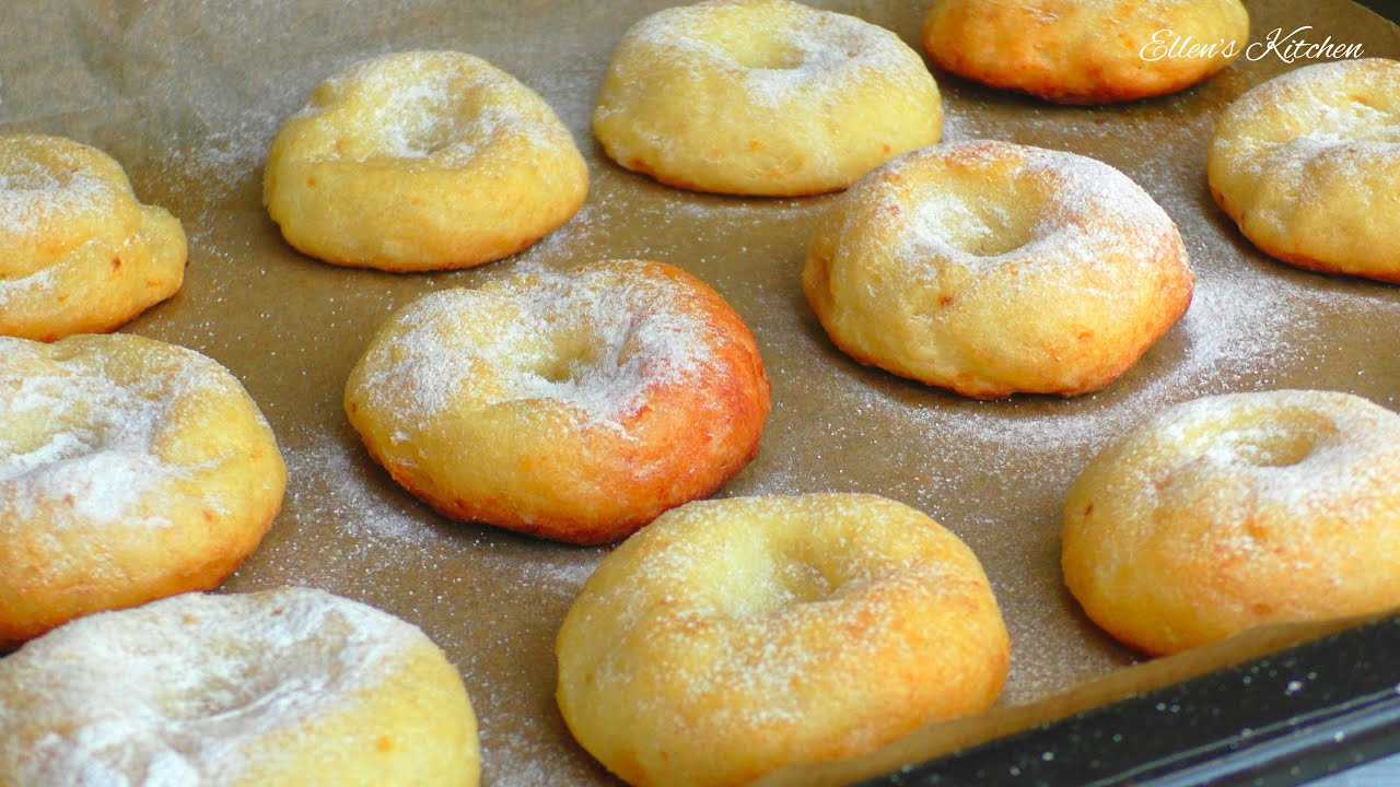 Пончики в духовке — 7 домашних рецептов