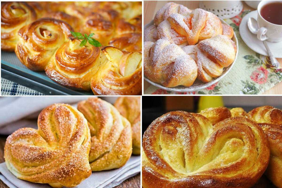 Булочки из дрожжевого теста - 10 простых и вкусных рецептов в духовке