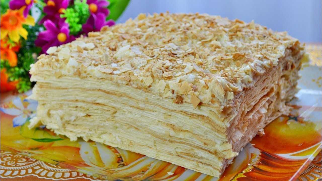 Торт наполеон из лаваша – пошаговый рецепт с фото