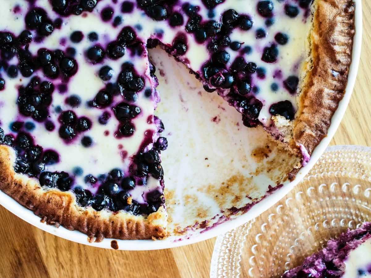 Пирог с черникой замороженной в духовке: рецепт с фото пошагово,  как приготовить тесто и начинку