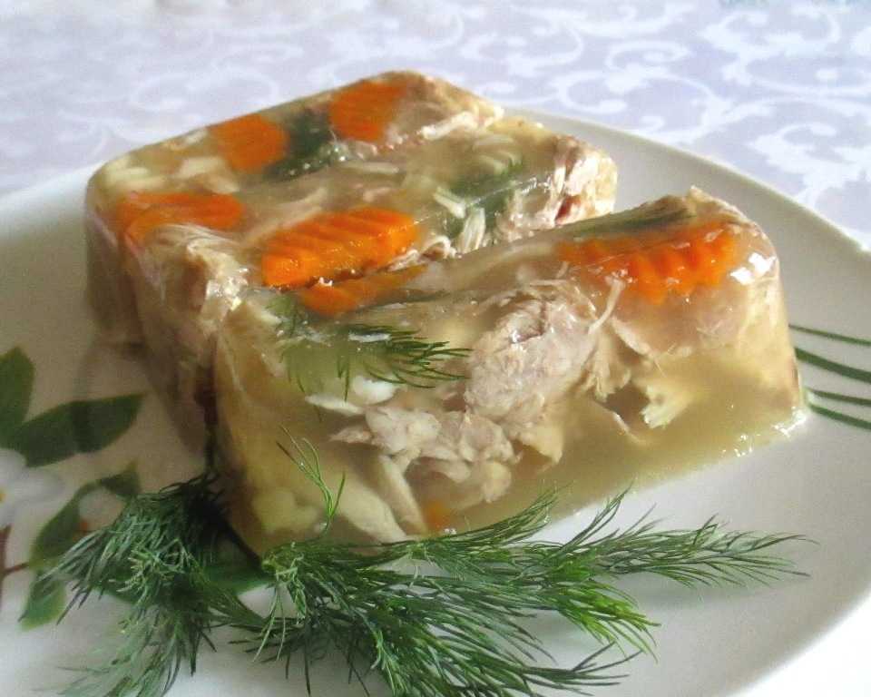Холодец из курицы без желатина