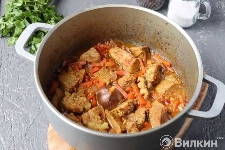 Плов из свинины — 4 пошаговых рецепта
