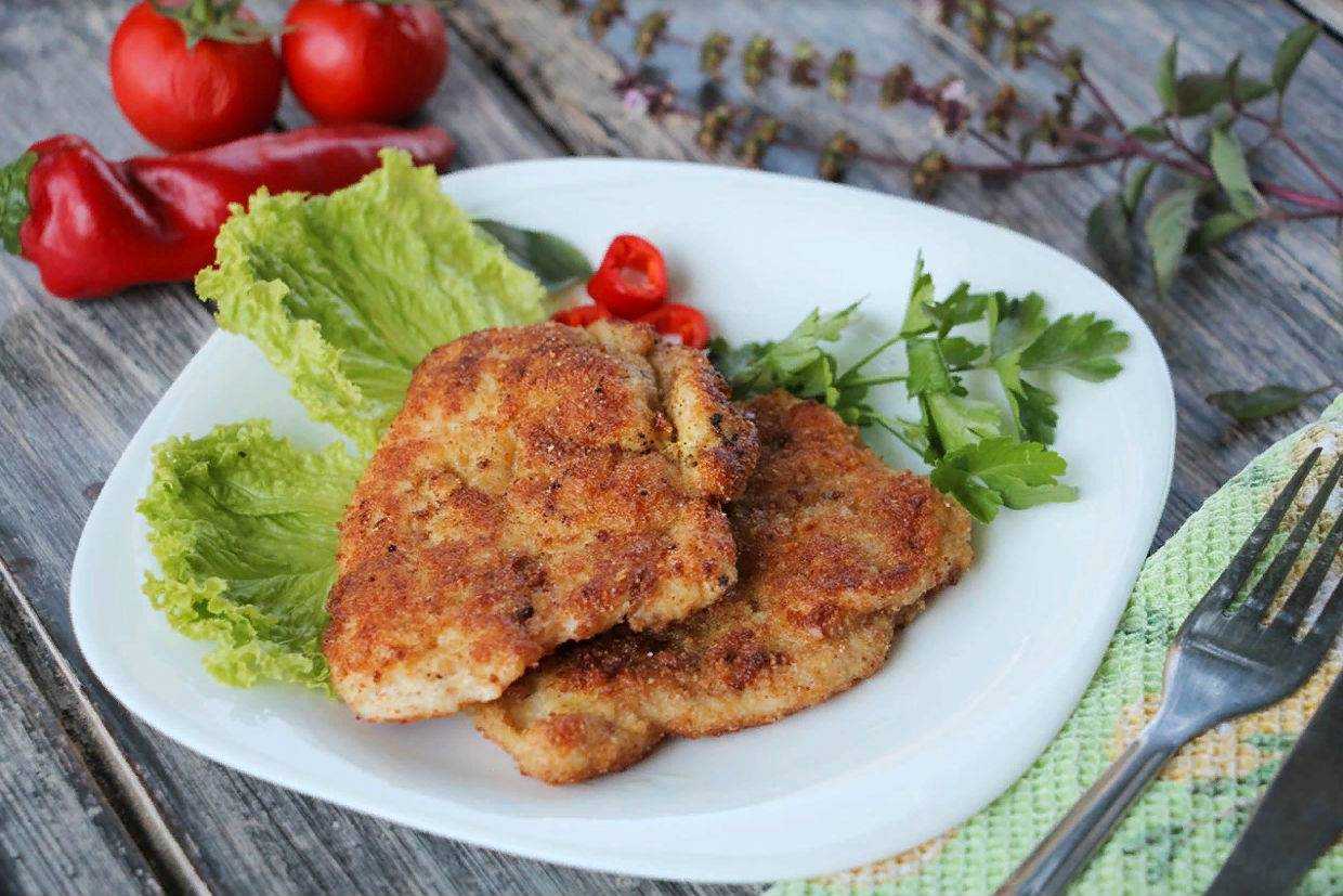 Как приготовить куриный шницель по пошаговому рецепту с фото