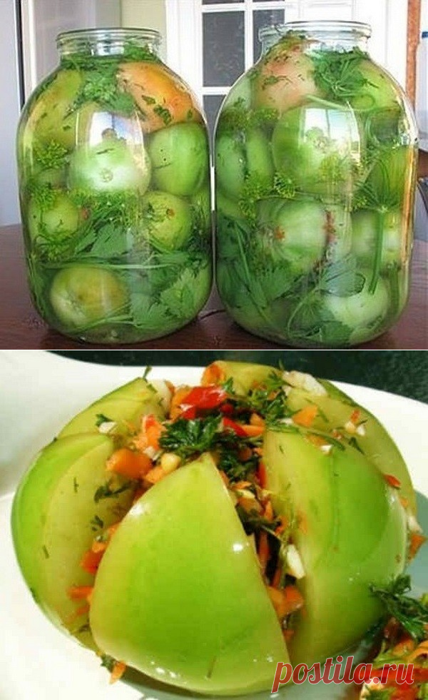 Зеленые помидоры на зиму — самые вкусные и простые рецепты
