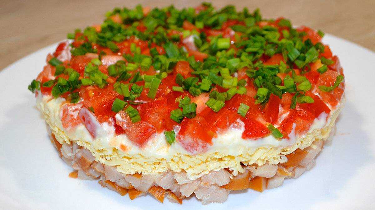 Салат из копченой курицы - рецепт с фото, очень вкусный