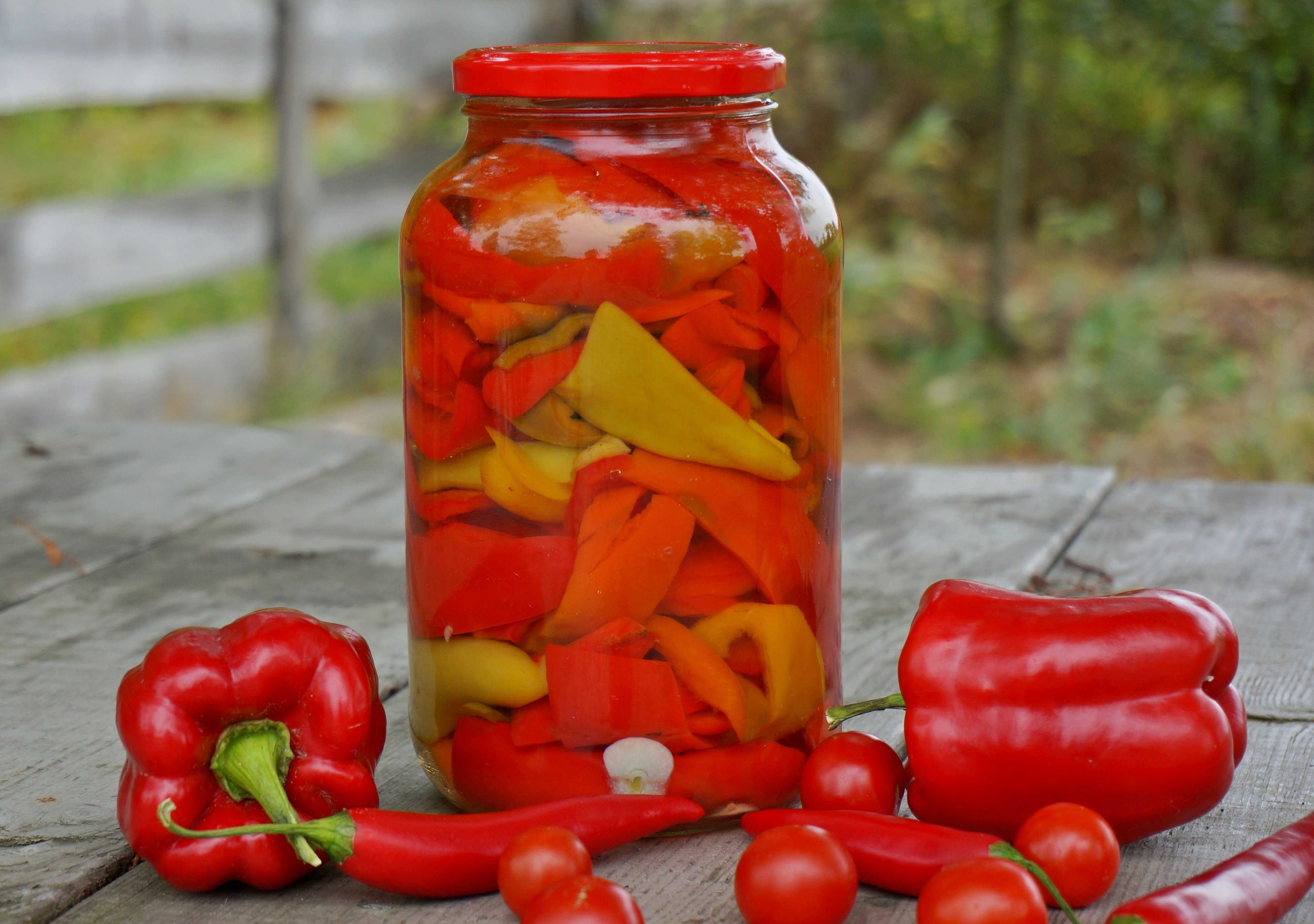 Маринованный перец болгарский на зиму: рецепты с фото пошагово