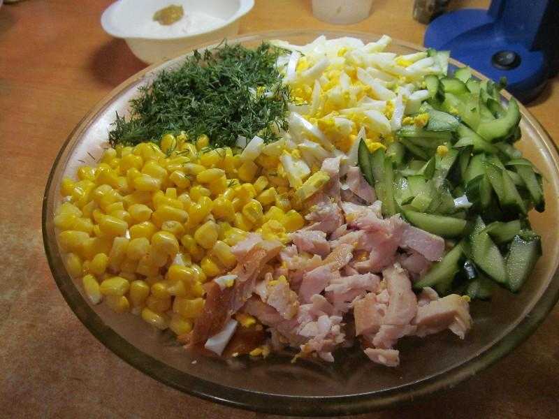 Салаты с копченой курицей – 9 простых и вкусных рецептов