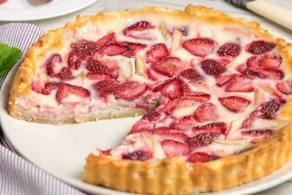 🍓 пирог с клубникой [6 лучших рецептов, как приготовить?] 2024🥧