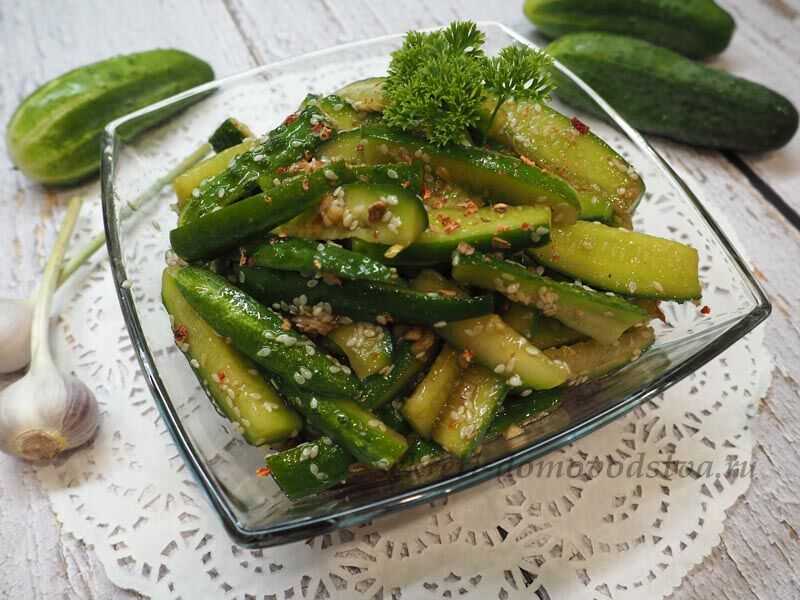 Огурцы по-корейски - как вкусно и быстро приготовить по пошаговым рецептам с фото