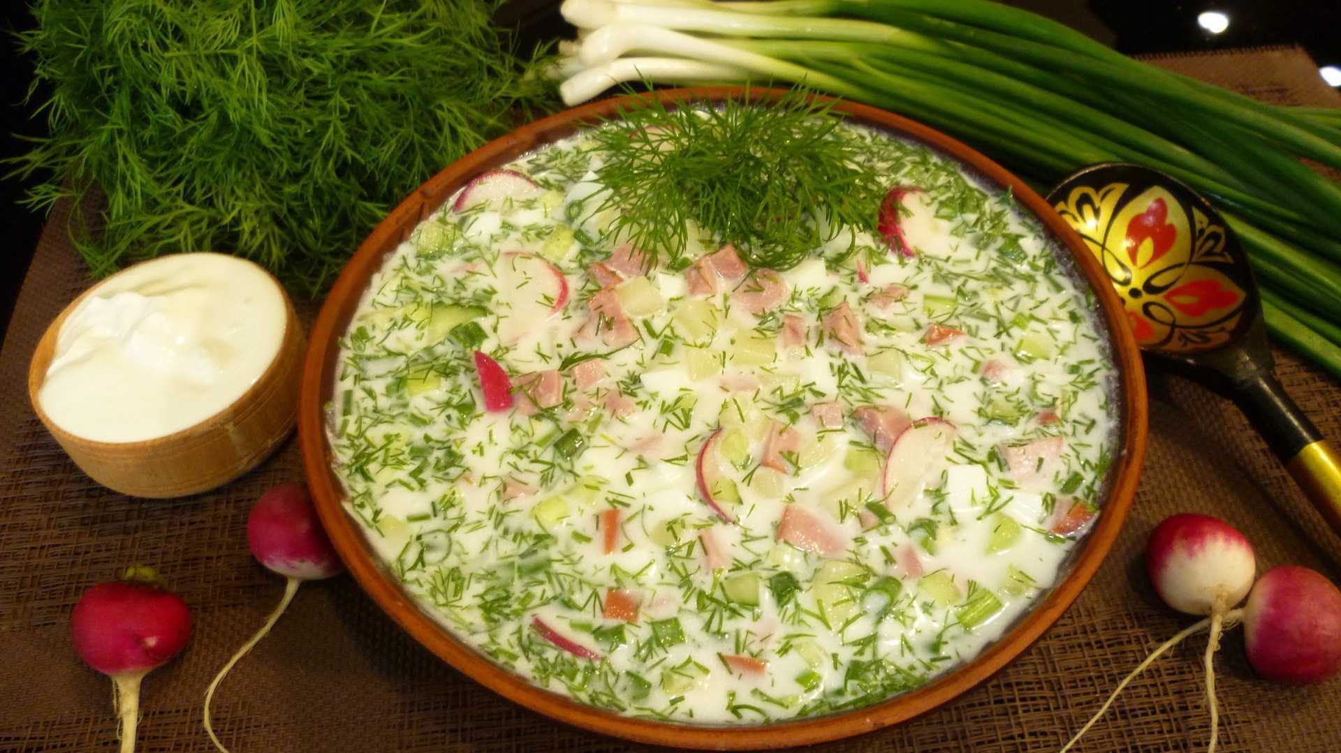 Окрошка на квасе — 7 классических вкусных рецептов