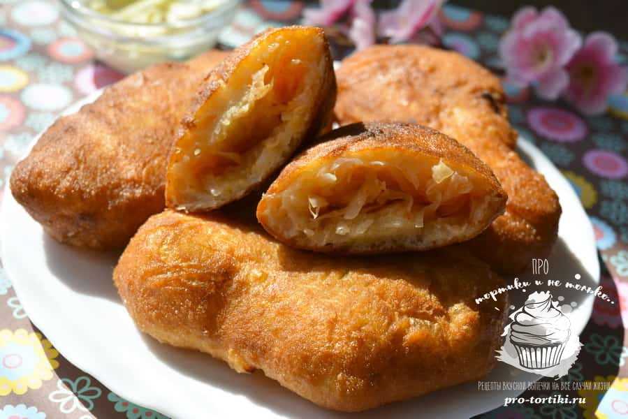 Пирожки с капустой — очень вкусные рецепты с фото